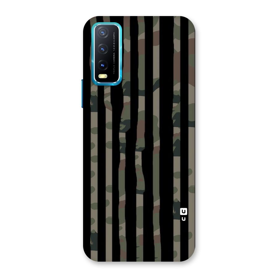 Army Stripes Back Case for Vivo Y20A