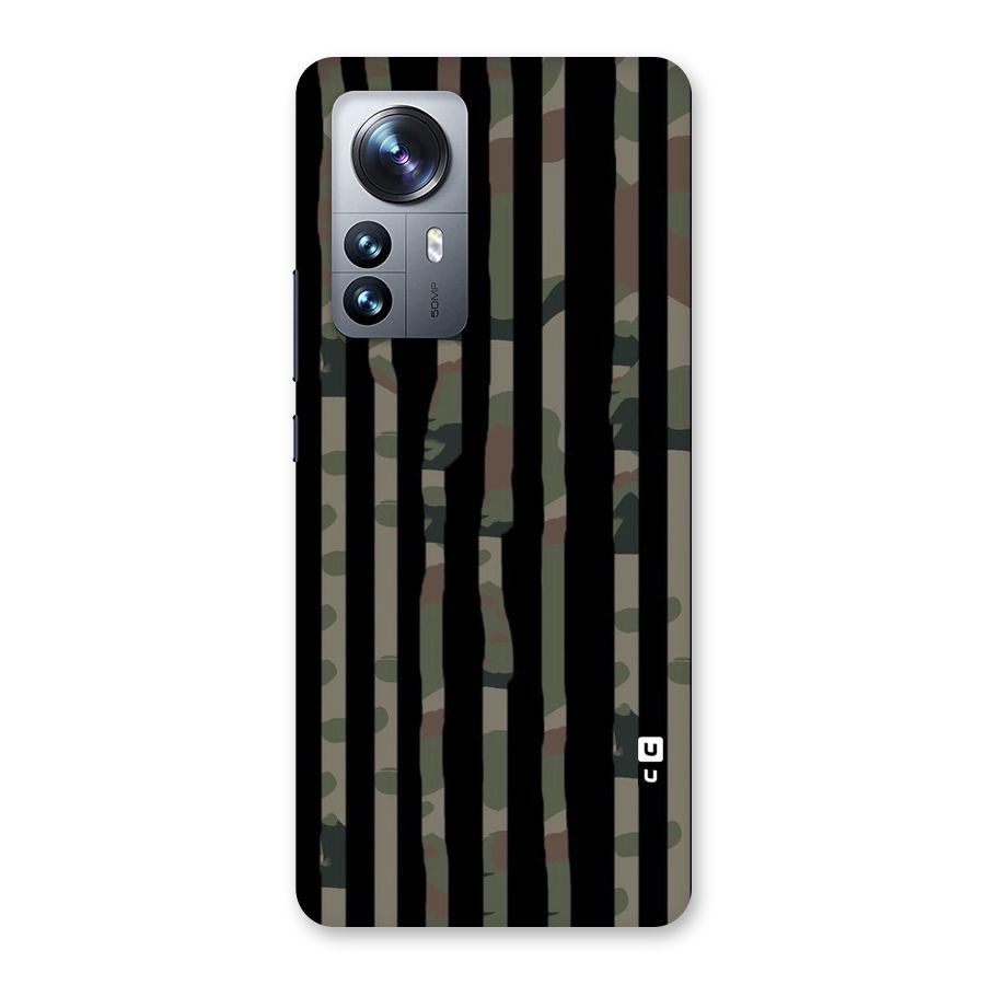 Army Stripes Back Case for Xiaomi 12 Pro