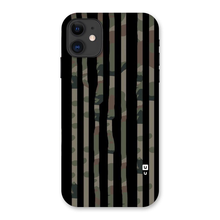 Army Stripes Back Case for iPhone 11