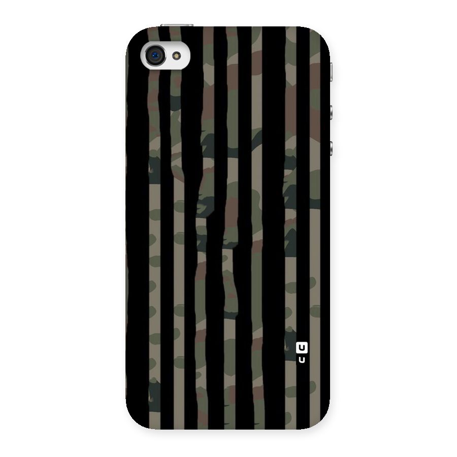 Army Stripes Back Case for iPhone 4 4s