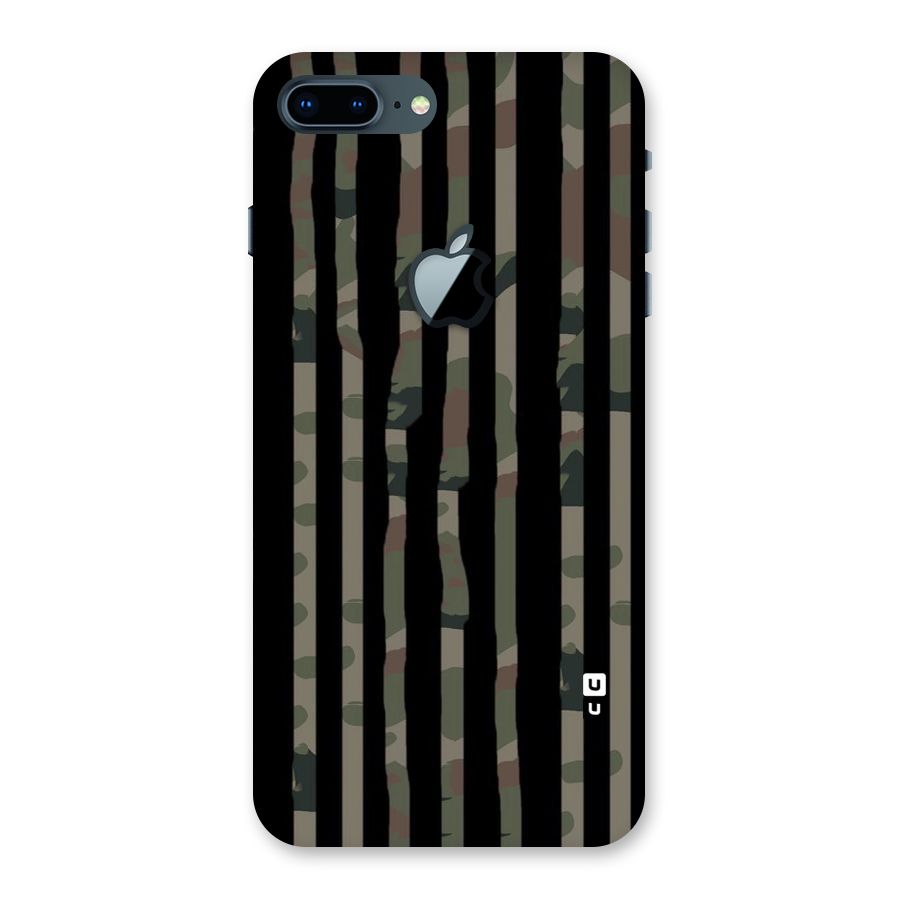 Army Stripes Back Case for iPhone 7 Plus Apple Cut