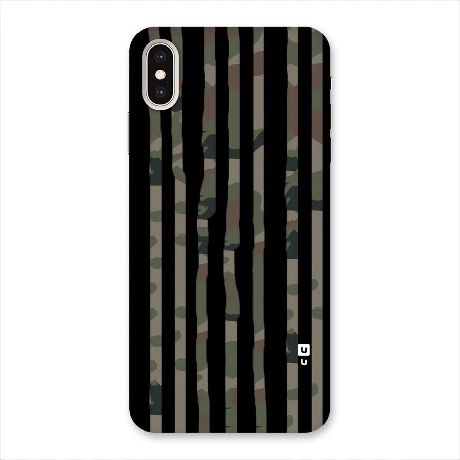Army Stripes Back Case for iPhone XS Max