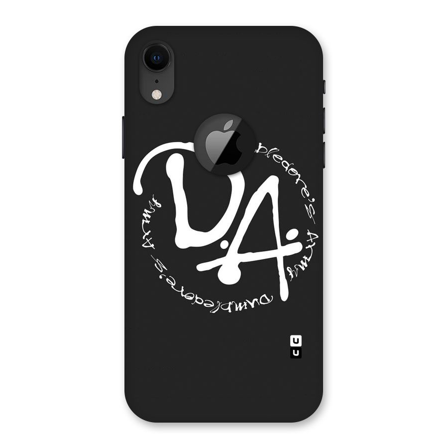 Army Strong Back Case for iPhone XR Logo Cut