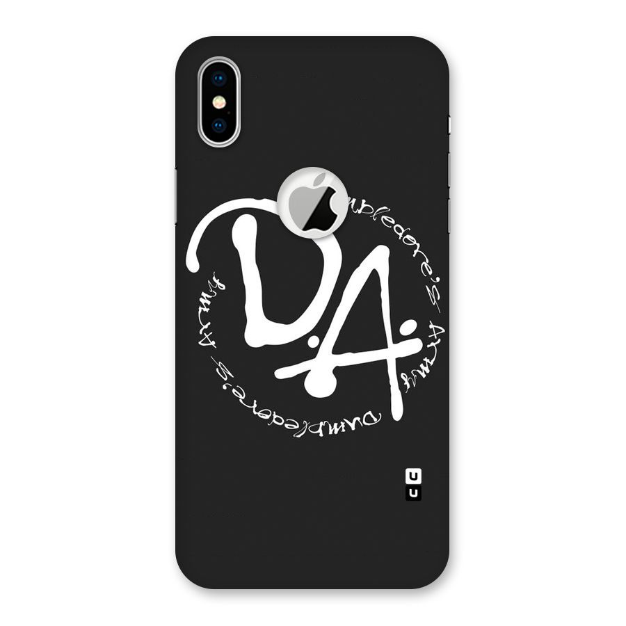 Army Strong Back Case for iPhone X Logo Cut