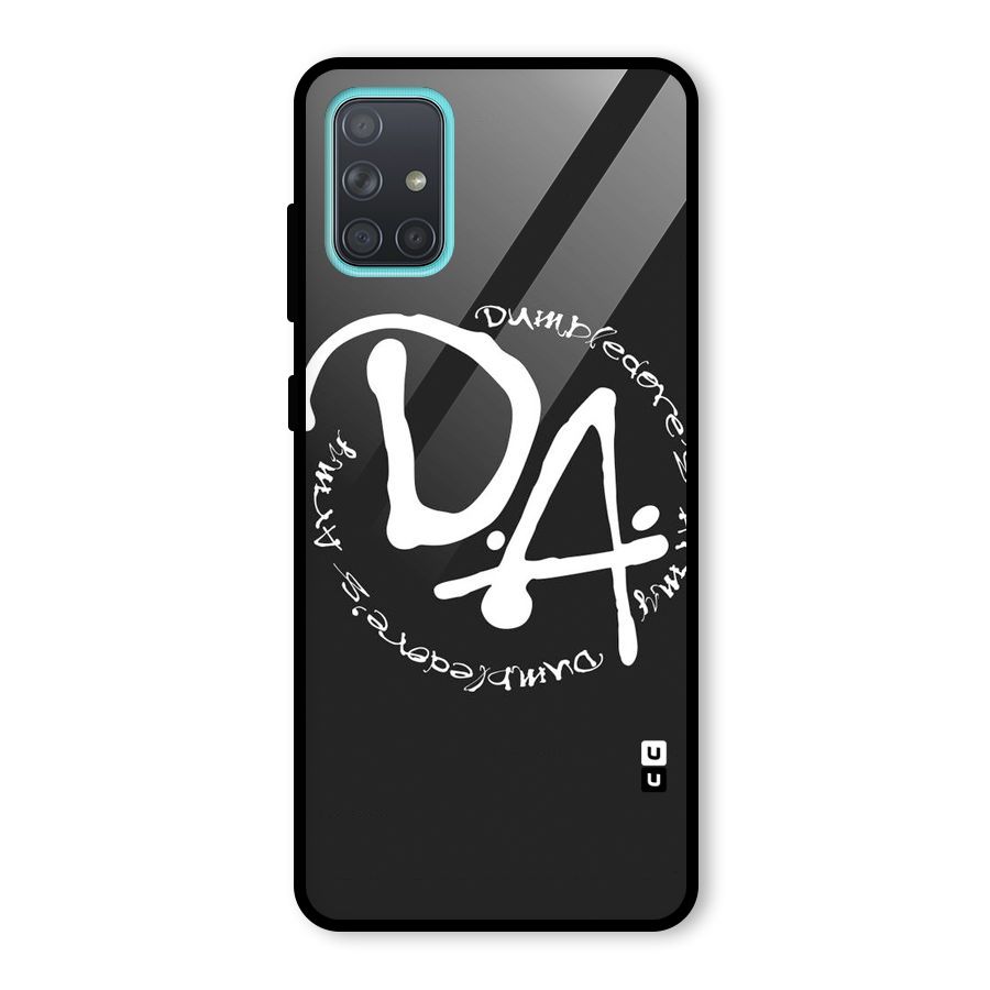 Army Strong Glass Back Case for Galaxy A71