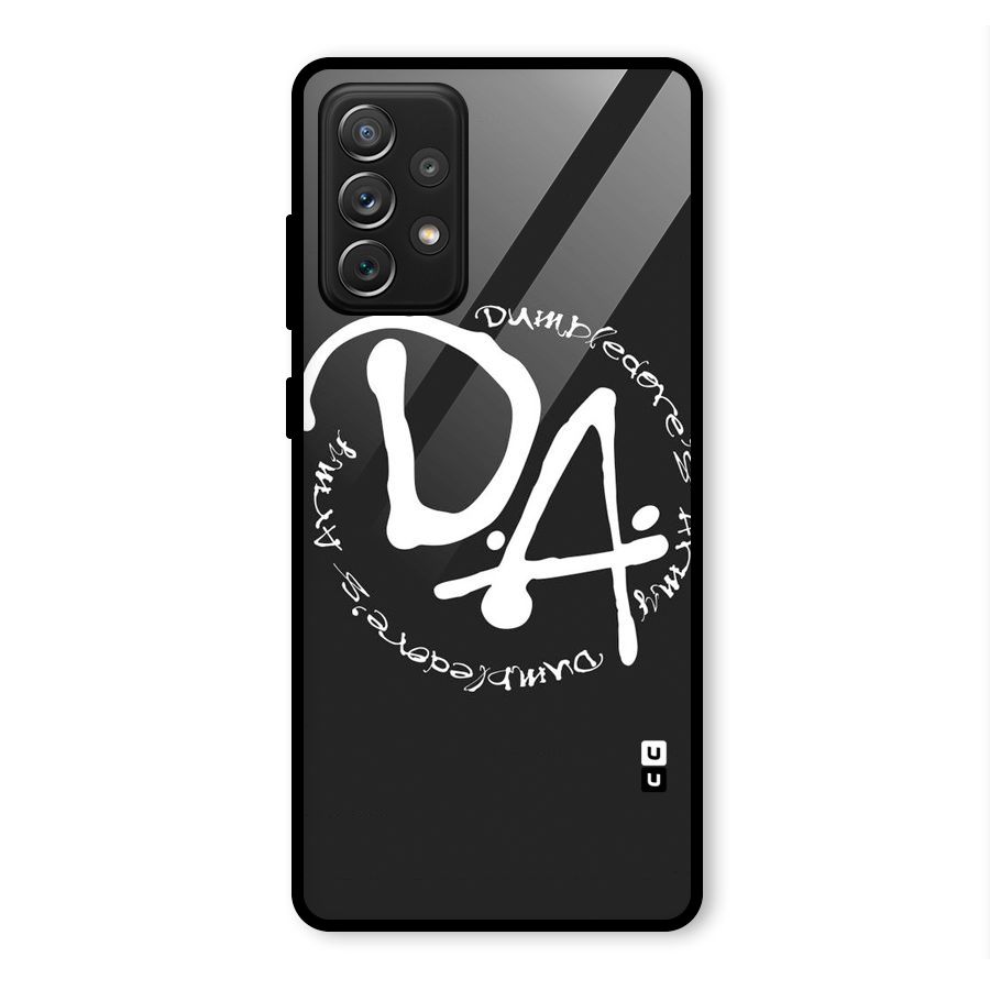 Army Strong Glass Back Case for Galaxy A72