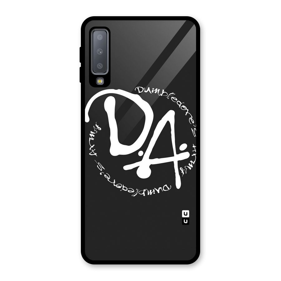 Army Strong Glass Back Case for Galaxy A7 (2018)