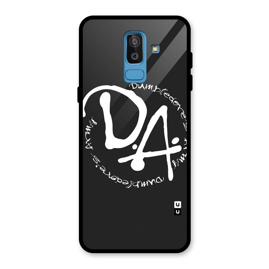 Army Strong Glass Back Case for Galaxy J8