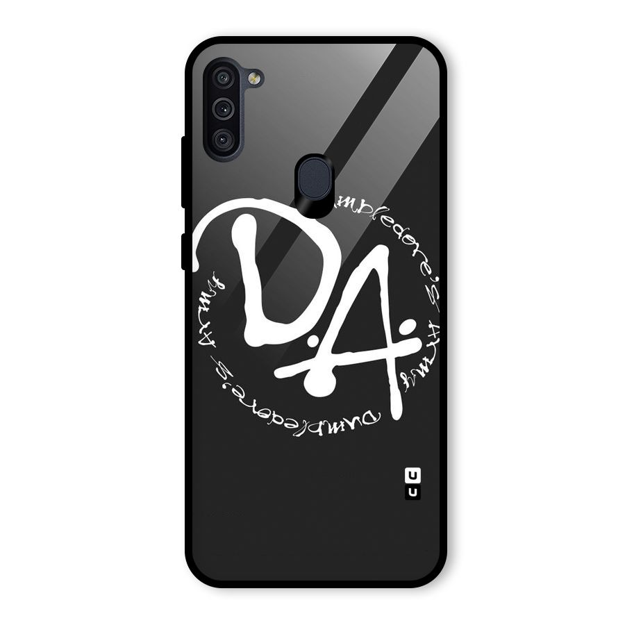 Army Strong Glass Back Case for Galaxy M11