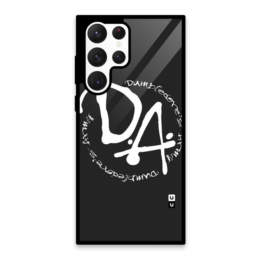 Army Strong Glass Back Case for Galaxy S22 Ultra 5G