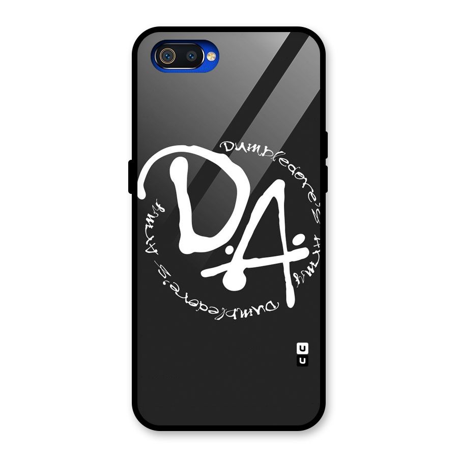 Army Strong Glass Back Case for Realme C2