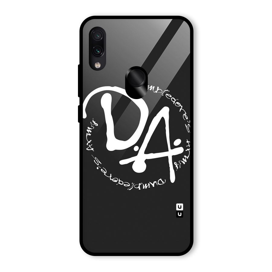 Army Strong Glass Back Case for Redmi Note 7 Pro