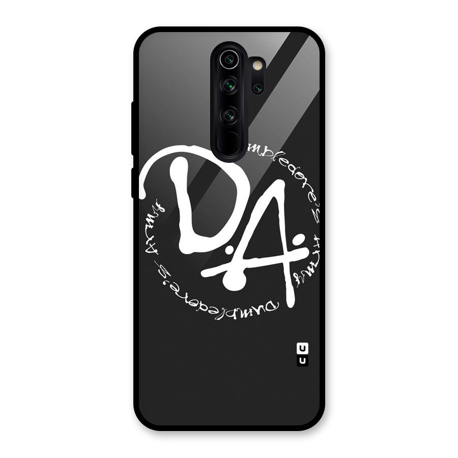 Army Strong Glass Back Case for Redmi Note 8 Pro