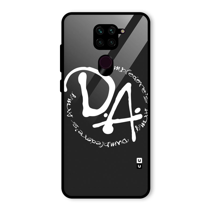 Army Strong Glass Back Case for Redmi Note 9