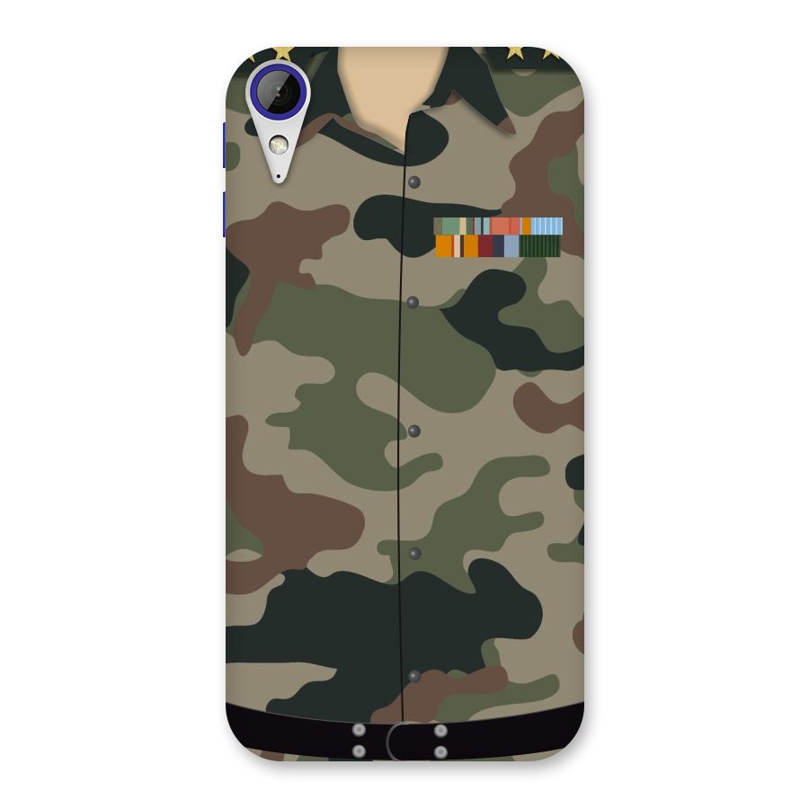 Army Uniform Back Case for Desire 830
