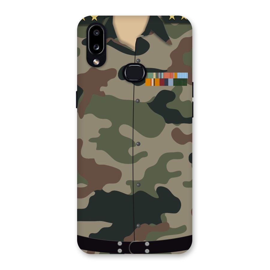 Army Uniform Back Case for Galaxy A10s