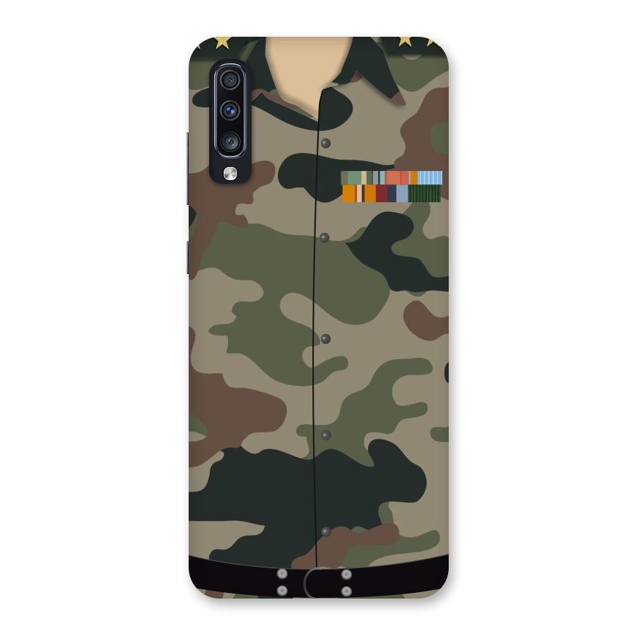 Army Uniform Back Case for Galaxy A70s