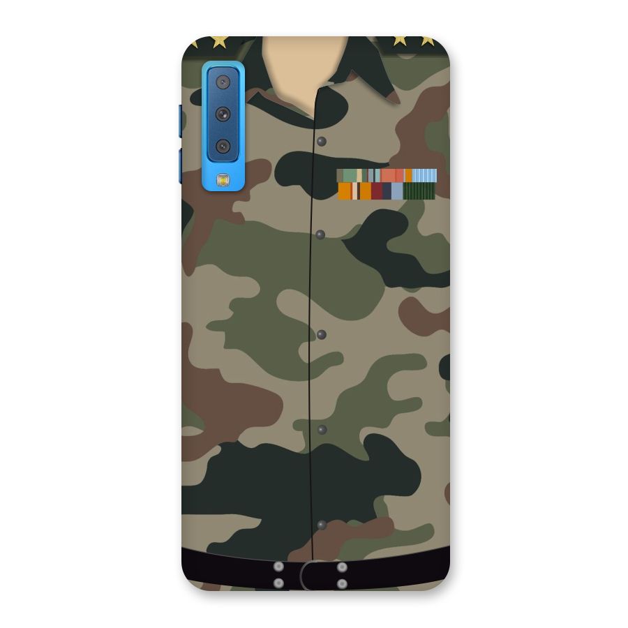 Army Uniform Back Case for Galaxy A7 (2018)