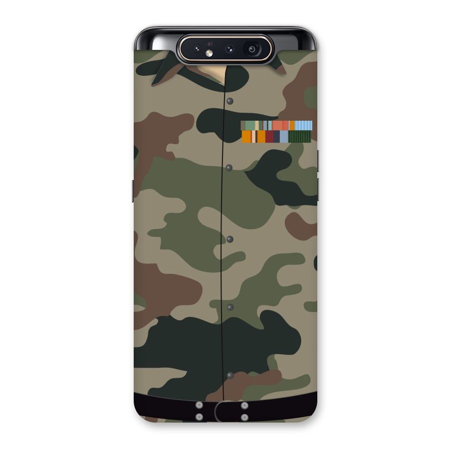 Army Uniform Back Case for Galaxy A80