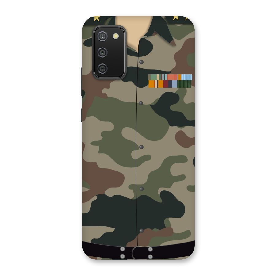 Army Uniform Back Case for Galaxy M02s