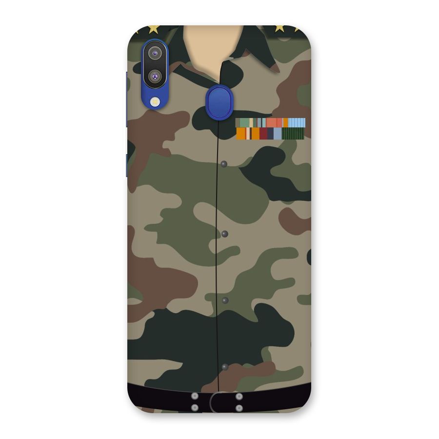 Army Uniform Back Case for Galaxy M20