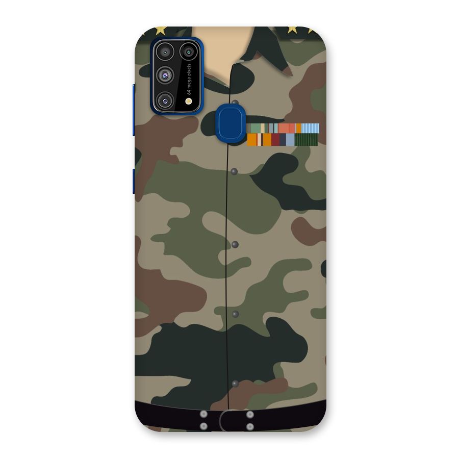 Army Uniform Back Case for Galaxy M31