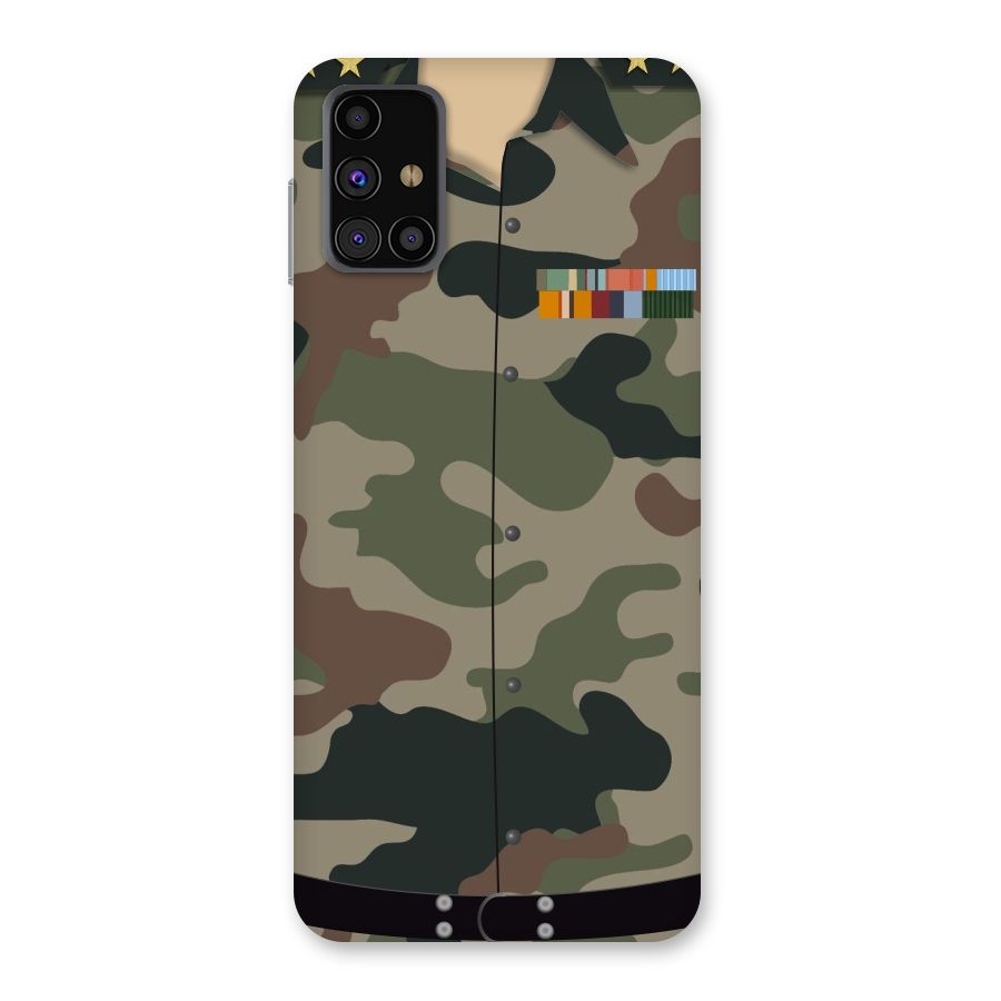 Army Uniform Back Case for Galaxy M31s