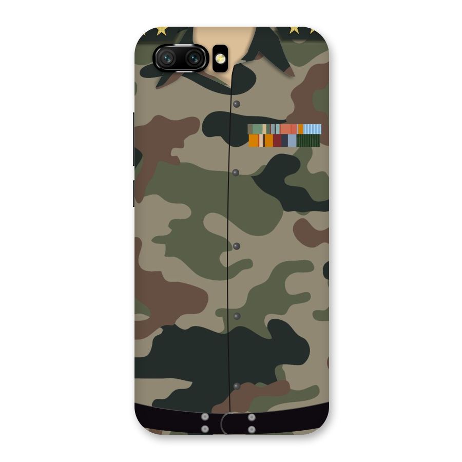Army Uniform Back Case for Honor 10