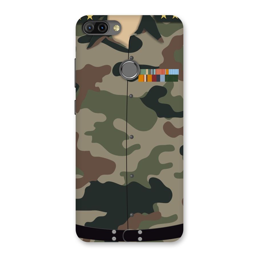 Army Uniform Back Case for Infinix Hot 6 Pro