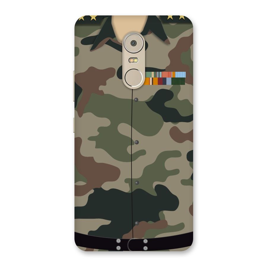 Army Uniform Back Case for Lenovo K6 Note