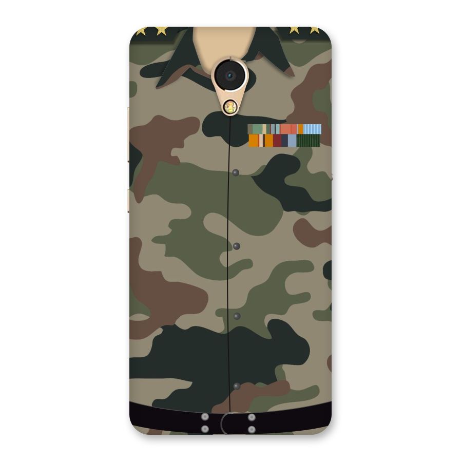 Army Uniform Back Case for Lenovo P2