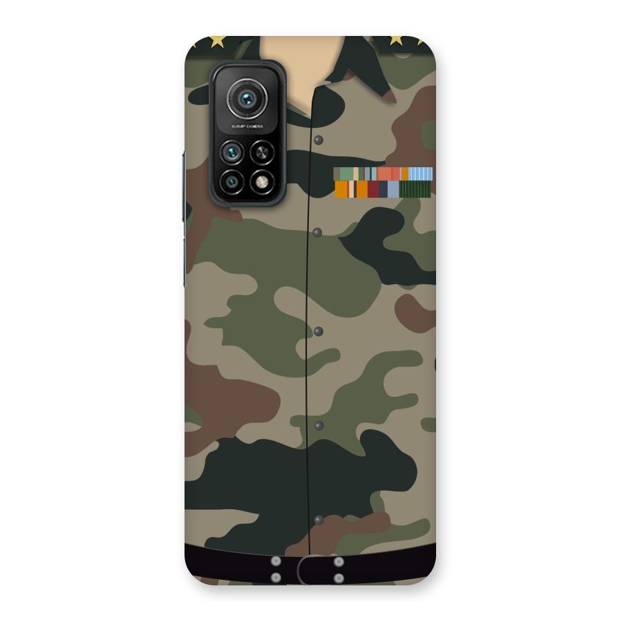 Army Uniform Back Case for Mi 10T Pro 5G