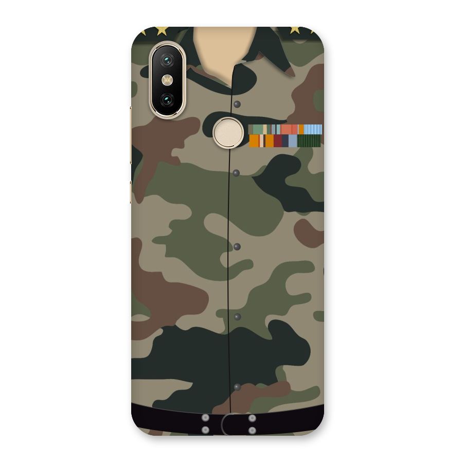 Army Uniform Back Case for Mi A2