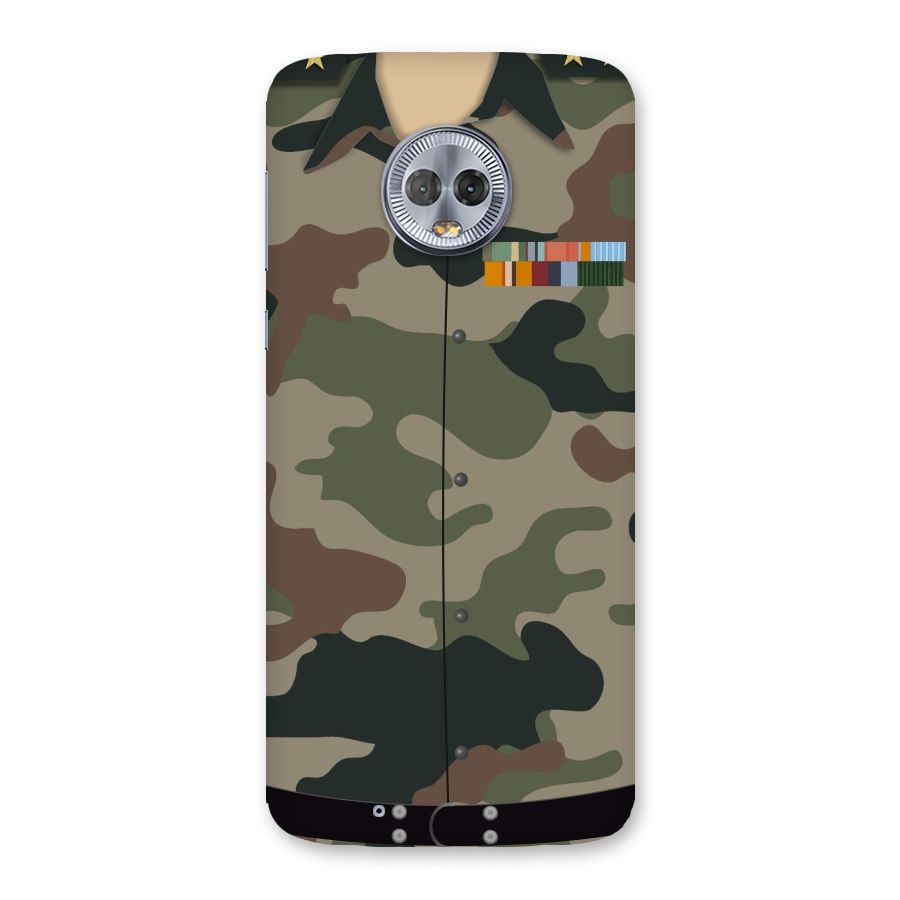 Army Uniform Back Case for Moto G6