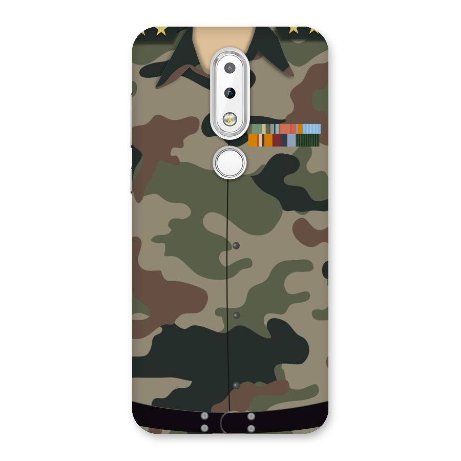Army Uniform Back Case for Nokia 6.1 Plus