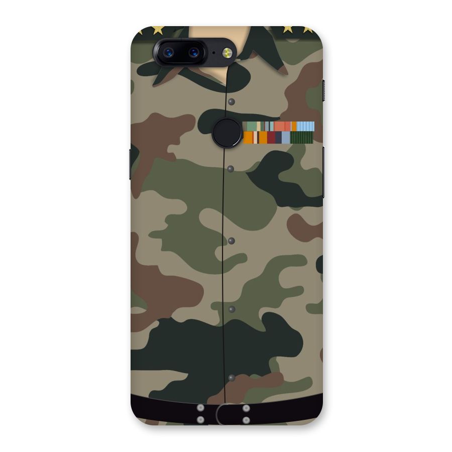 Army Uniform Back Case for OnePlus 5T