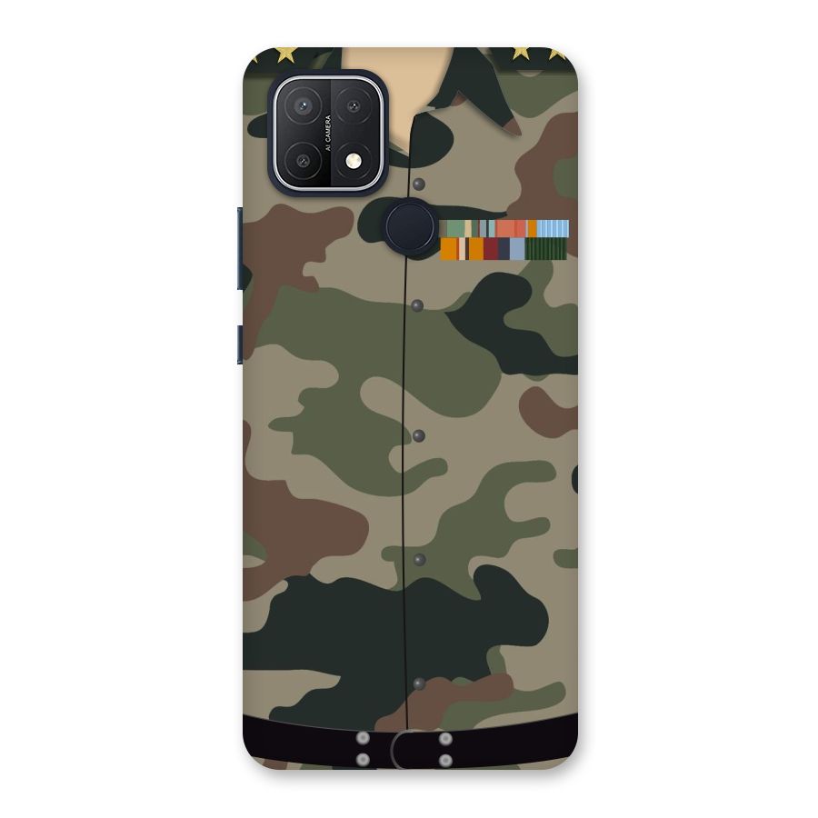 Army Uniform Back Case for Oppo A15