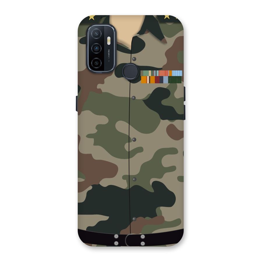 Army Uniform Back Case for Oppo A32