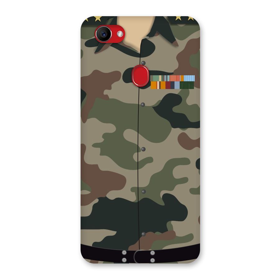 Army Uniform Back Case for Oppo F7