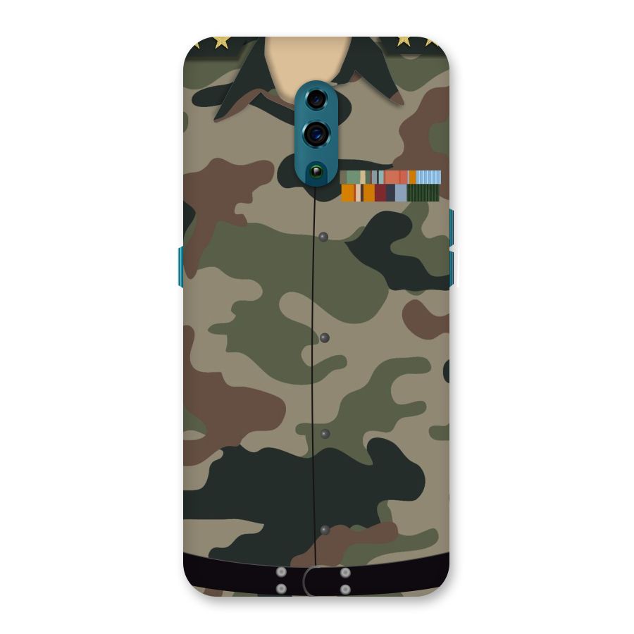 Army Uniform Back Case for Oppo Reno