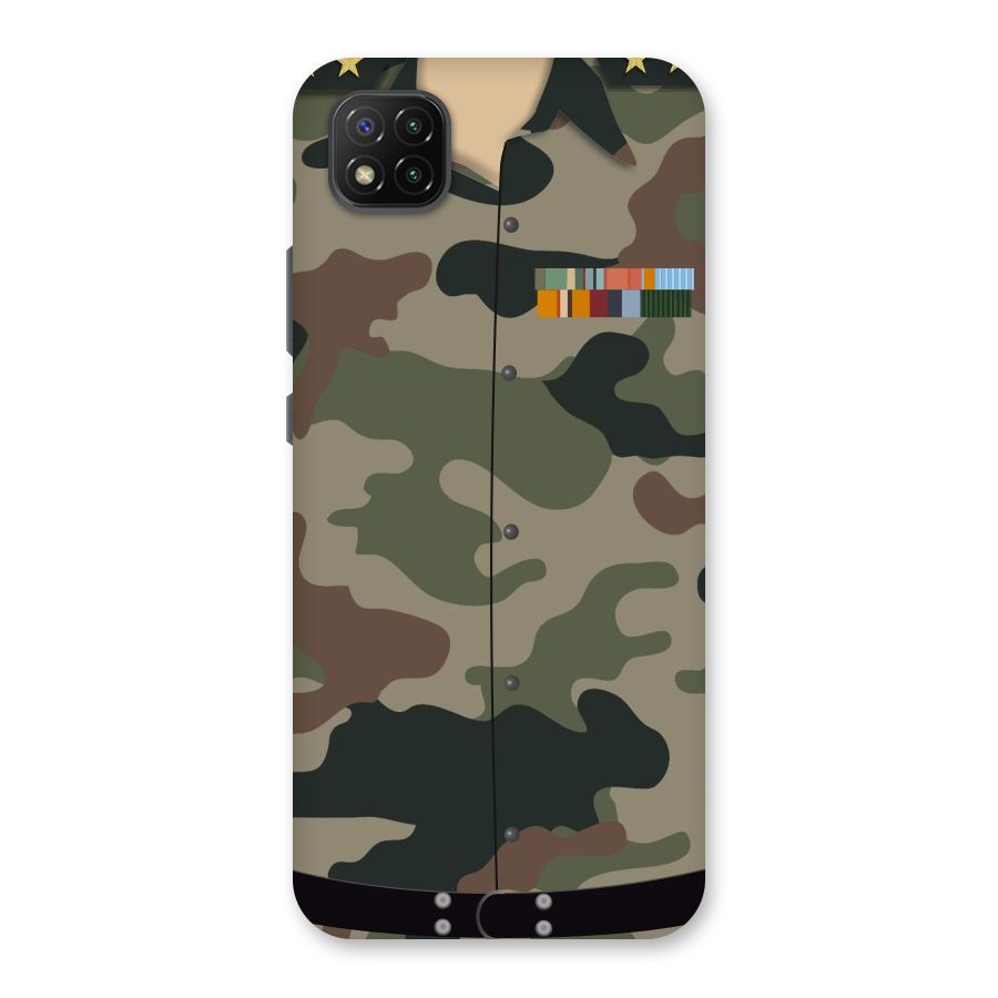 Army Uniform Back Case for Poco C3