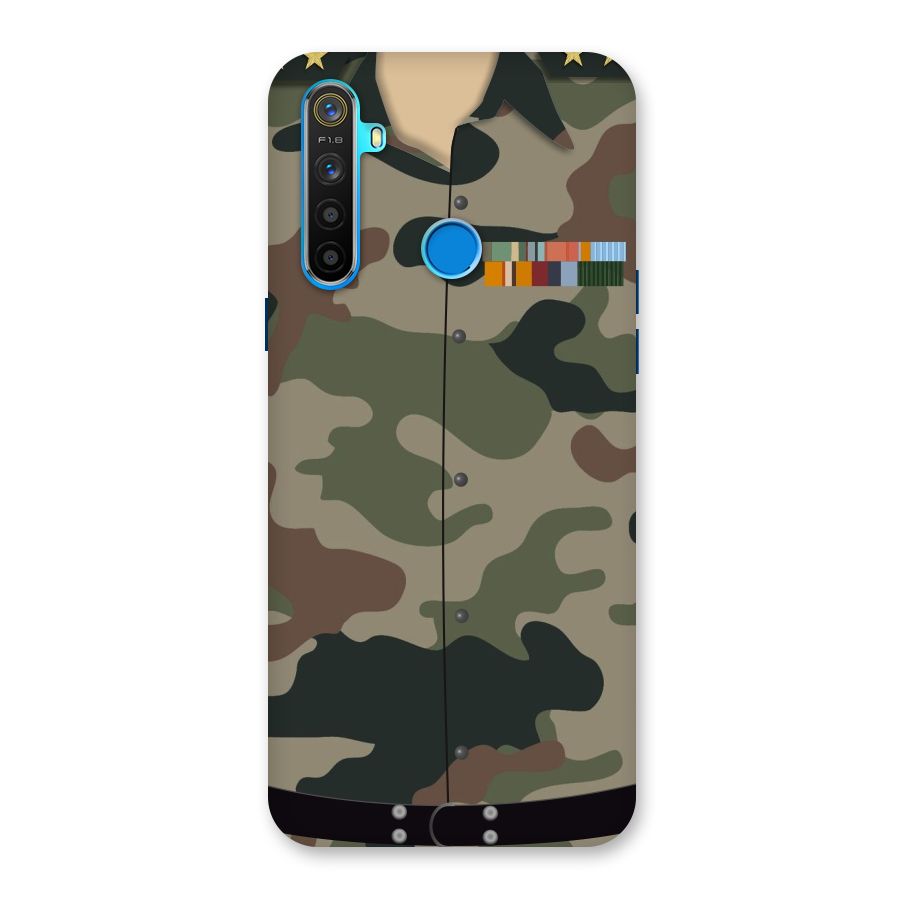Army Uniform Back Case for Realme 5
