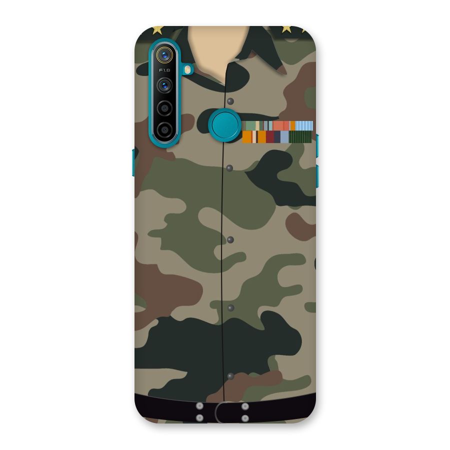 Army Uniform Back Case for Realme 5i
