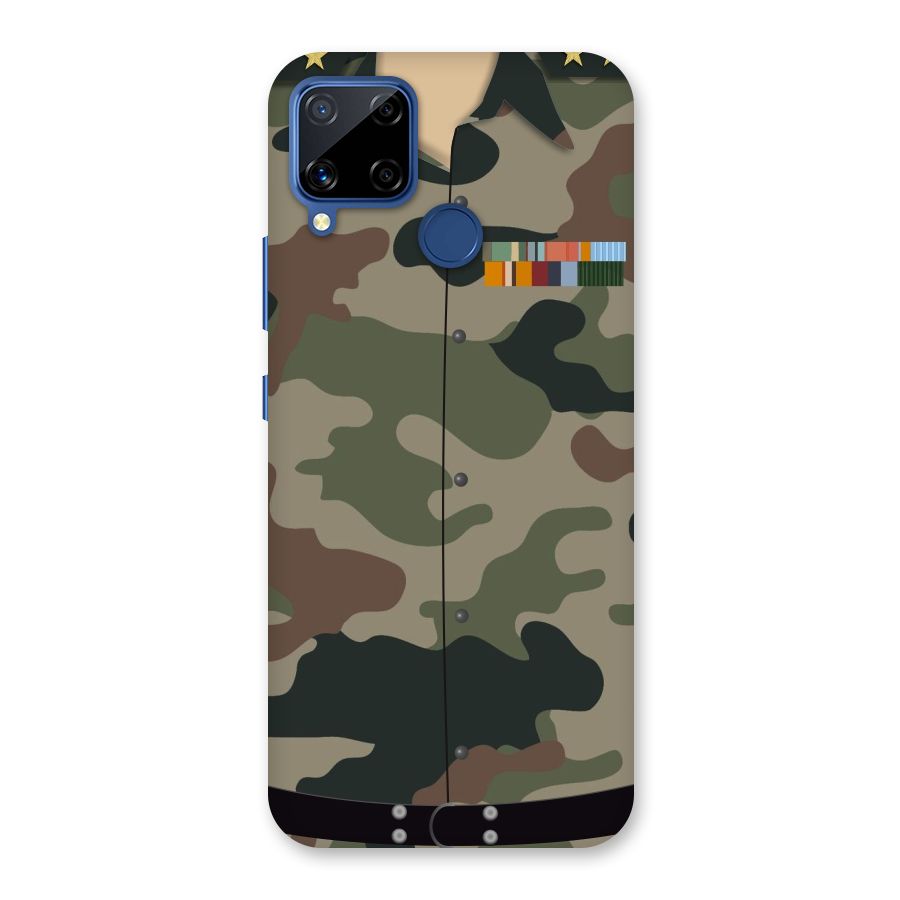 Army Uniform Back Case for Realme C12