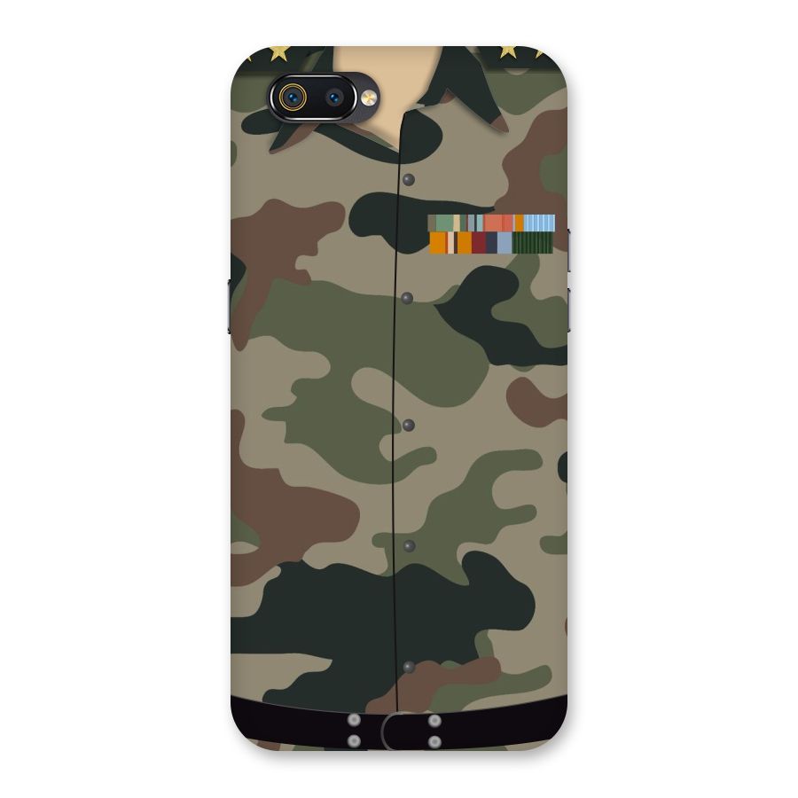 Army Uniform Back Case for Realme C2