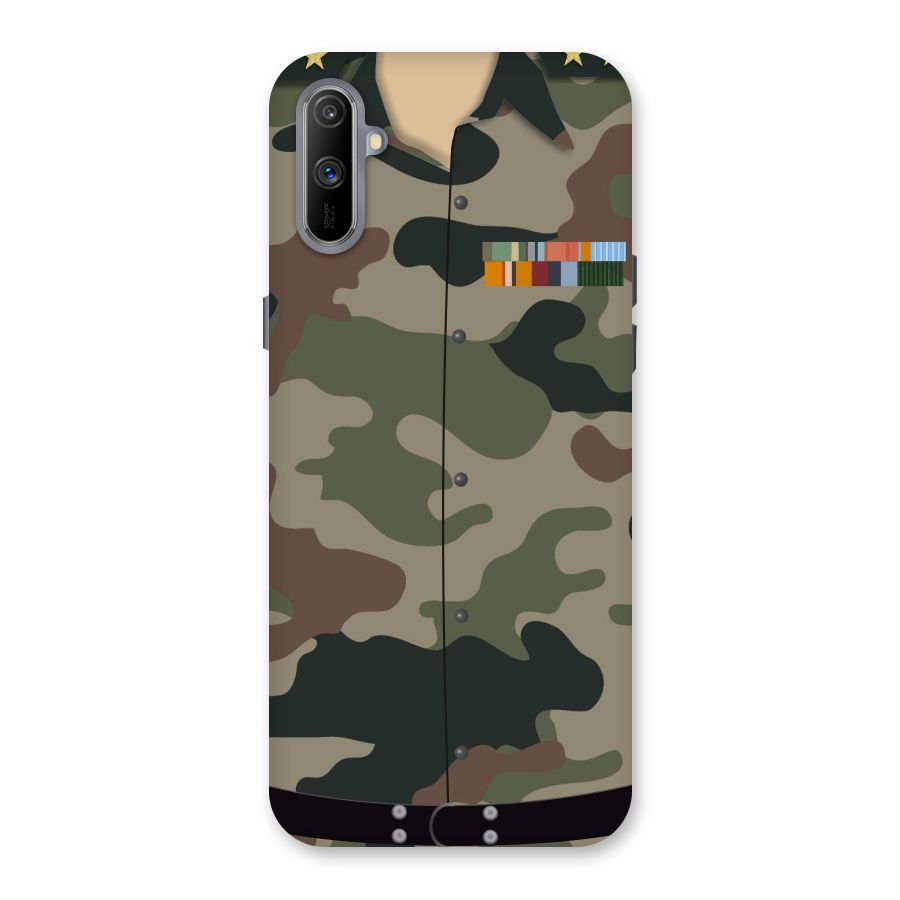 Army Uniform Back Case for Realme C3
