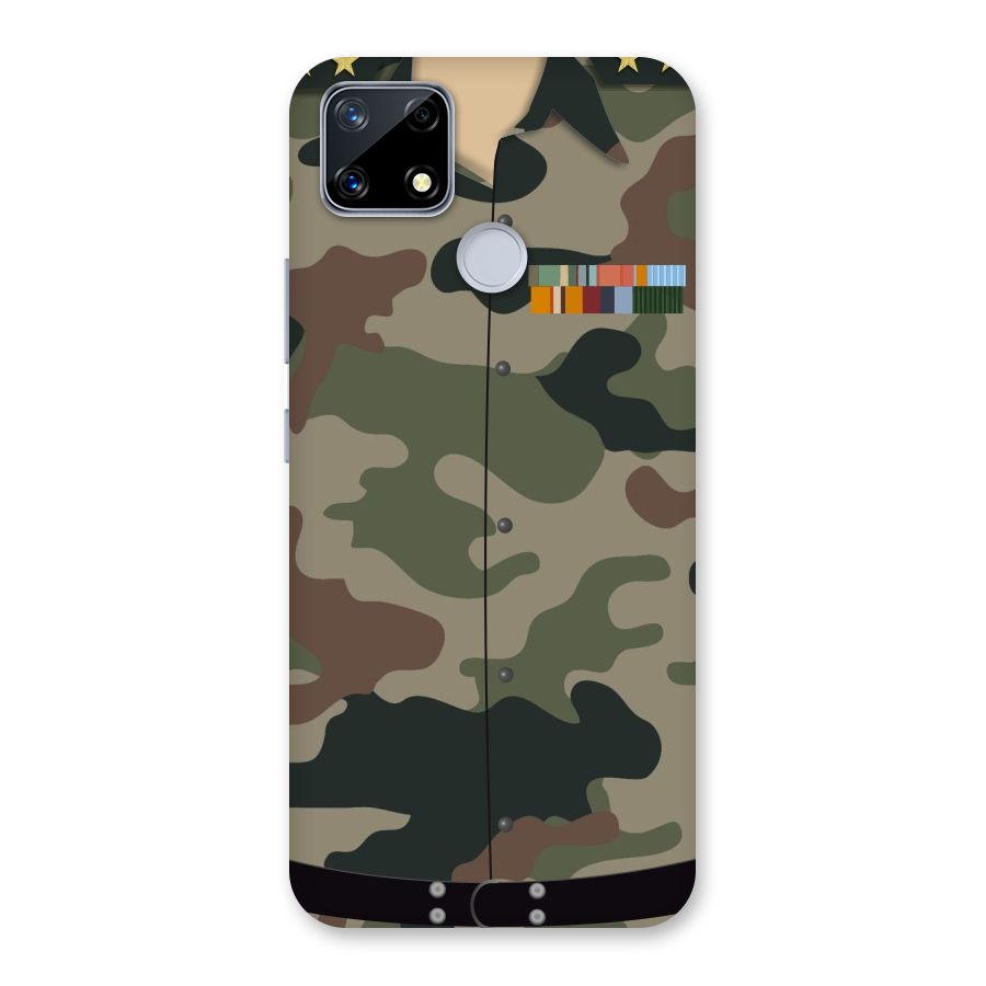 Army Uniform Back Case for Realme Narzo 20