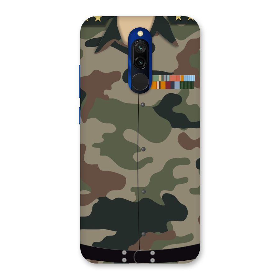Army Uniform Back Case for Redmi 8