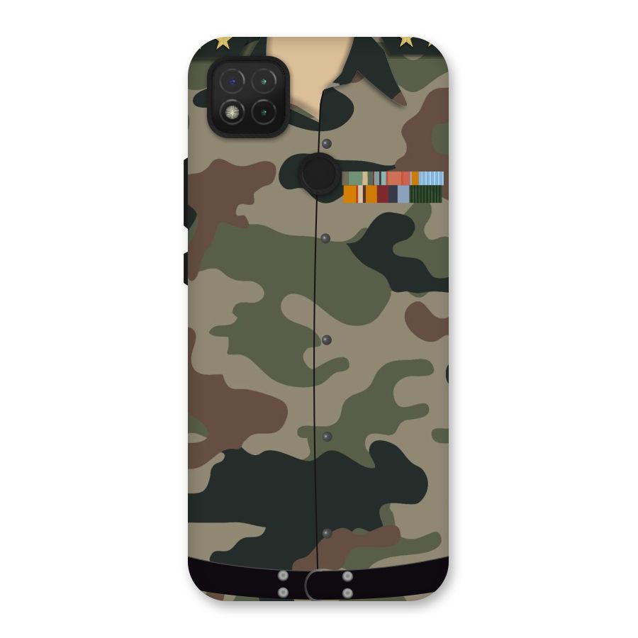Army Uniform Back Case for Redmi 9