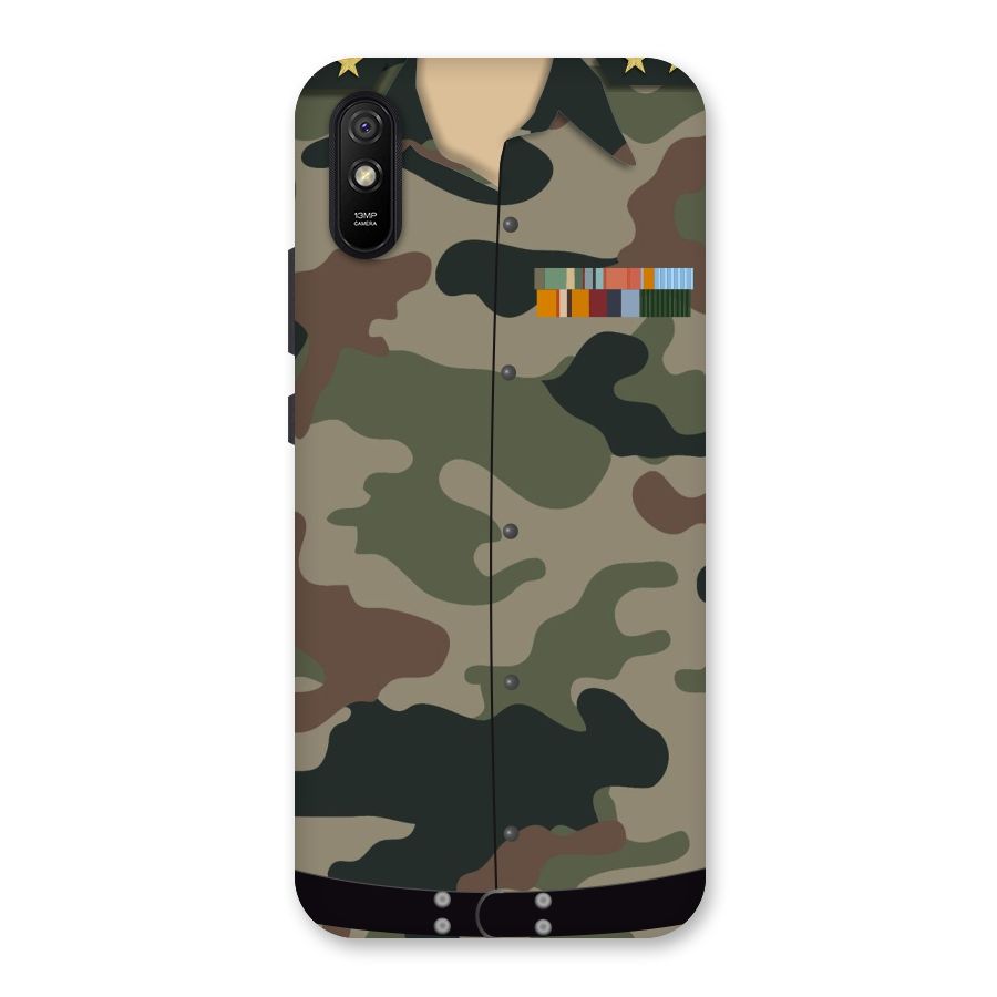 Army Uniform Back Case for Redmi 9i